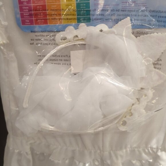 Disney Princess Rapunzel Dress - White and Gold NWT Size 8-10 - Picture 4 of 7